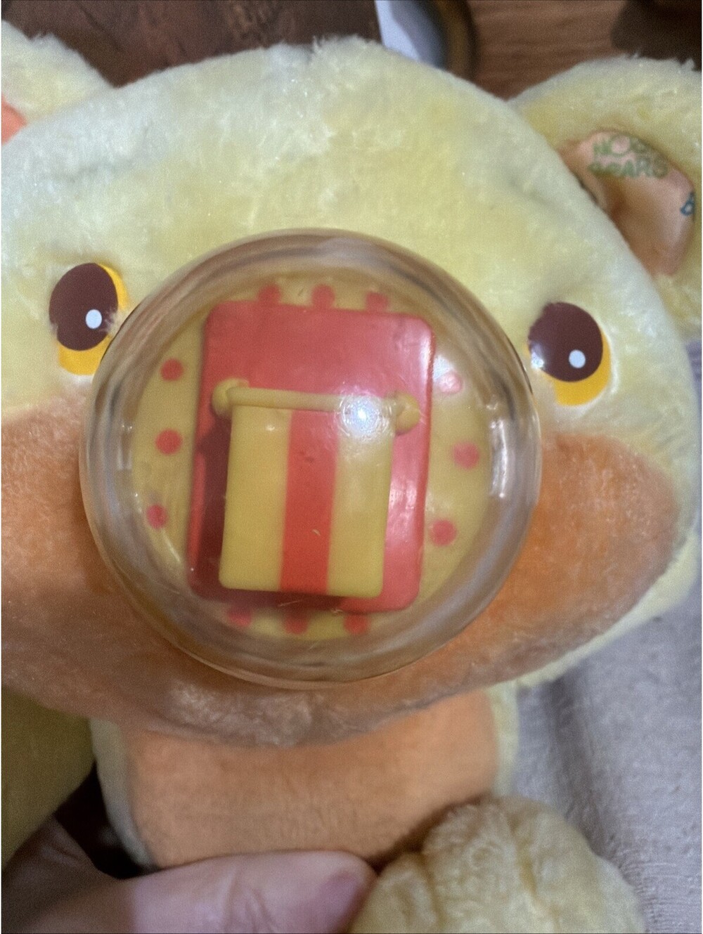 Vintage Nosy Bear Surprise Jack in the Box Nose Plush 11" 1987 Playskool Works - Picture 4 of 8